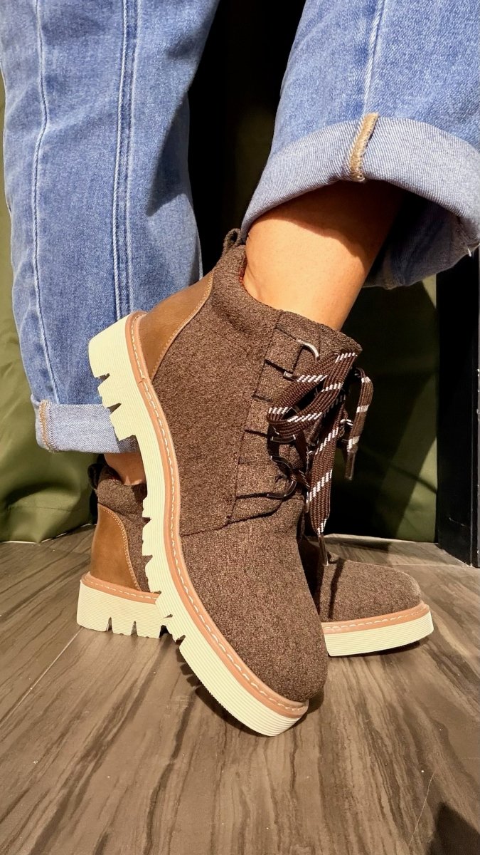 Corky's Mocha Texture Campfire Boots - Macoma Boutique303 Mules & Boots