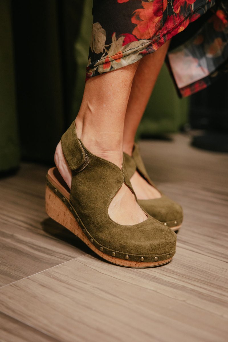 Corky's Moss Oh It's You Wedges - Macoma Boutique302 Wedges & Heels