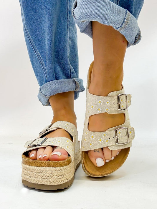 Corky's Natural Daisy No Filter Shoes - Macoma Boutique304 Sandals