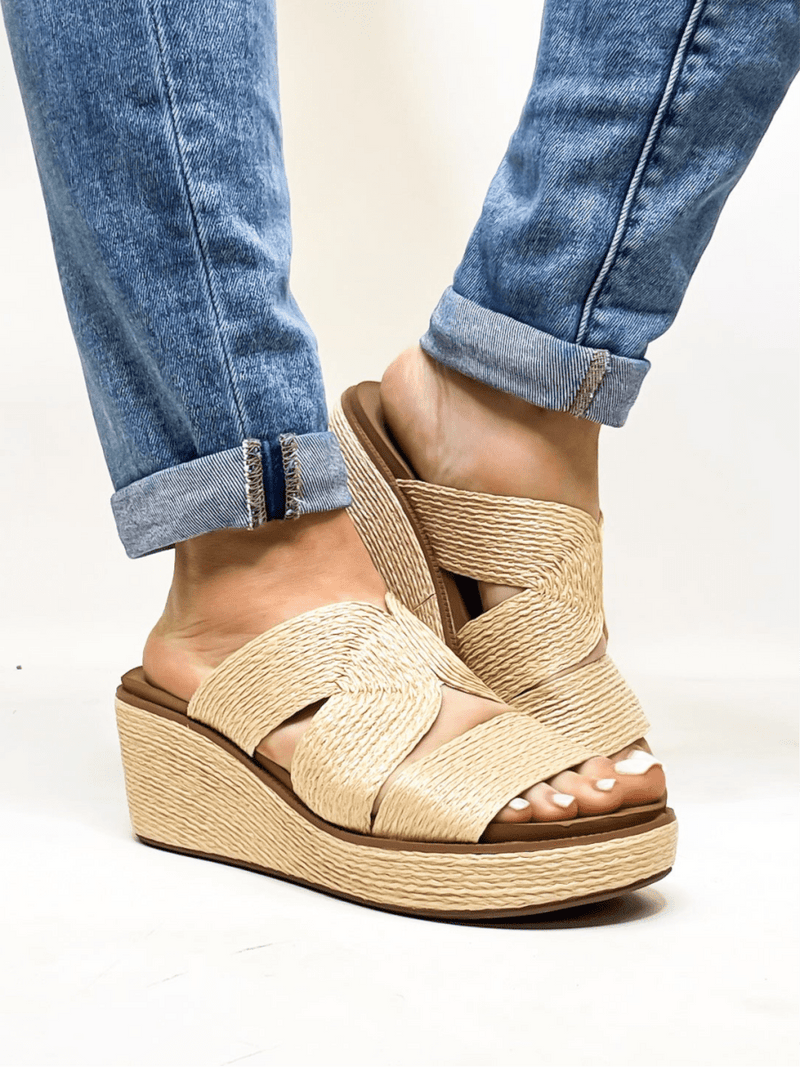 Corky's Natural Golden Hour Wedges FINAL SALE