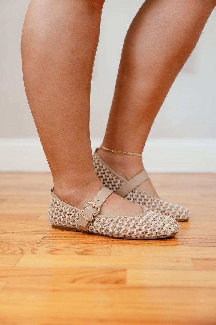 Corky's Natural Left Him On Read Shoes - Macoma Boutique305 Flats