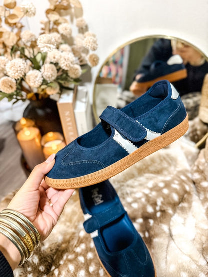 Corky's Navy Calm Down Sneakers - Macoma Boutique301 Sneakers