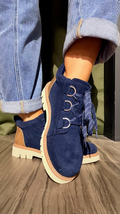 Corky's Navy Campfire Boots - Macoma Boutique303 Mules & Boots