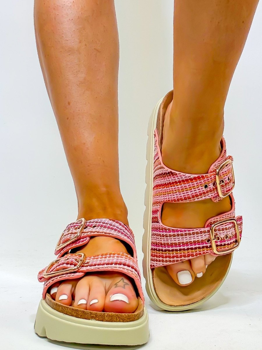 Corky's Pink Multi 2 Rumor Has It Sandals - Macoma Boutique304 Sandals
