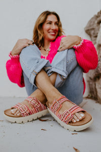 Corky's Pink Multi 2 Rumor Has It Sandals