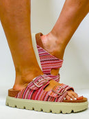 Corky's Pink Multi 2 Rumor Has It Sandals - Macoma Boutique304 Sandals