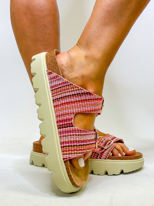 Corky's Pink Multi 2 Rumor Has It Sandals - Macoma Boutique304 Sandals