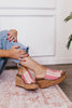 Corky's Pink Natural Stripe 2 Mugshot Shoes - Macoma Boutique302 Wedges & Heels