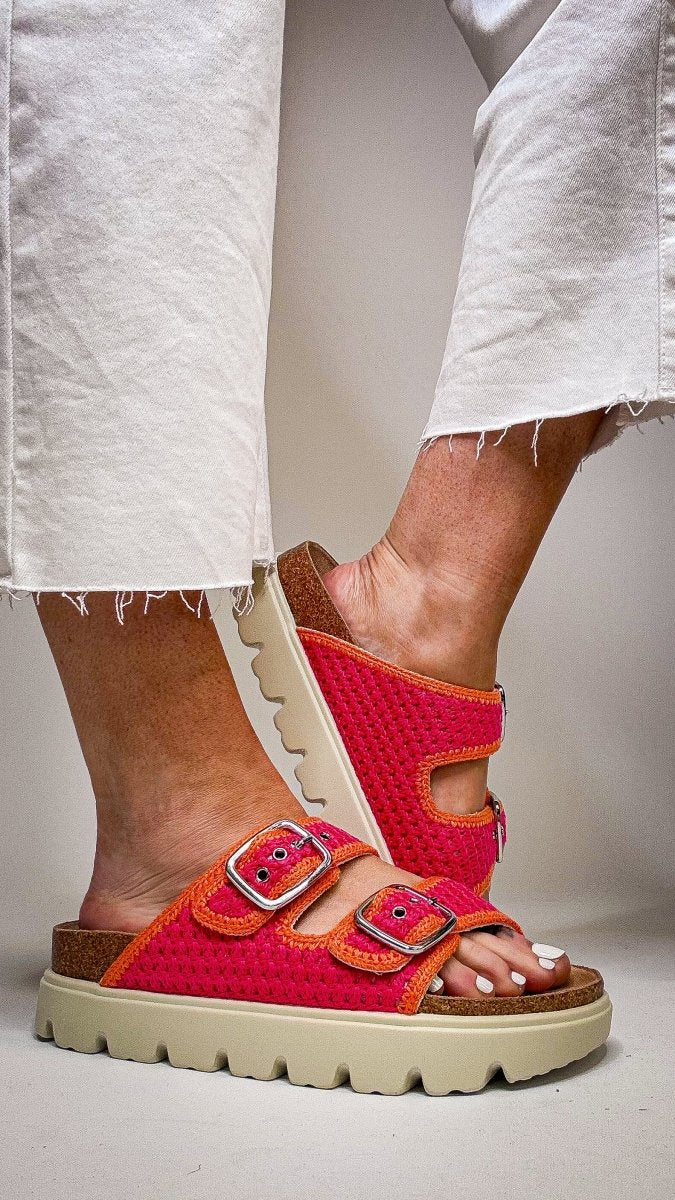 Corky's Pink Orange Rumor Has It Sandals - Macoma Boutique304 Sandals