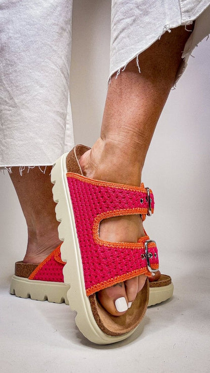 Corky's Pink Orange Rumor Has It Sandals - Macoma Boutique304 Sandals