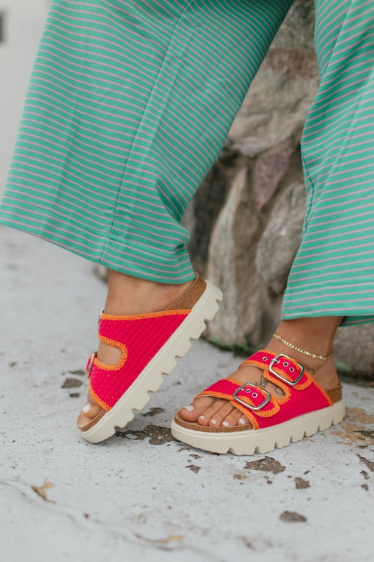 Corky's Pink Orange Rumor Has It Sandals - Macoma Boutique304 Sandals