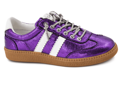 Corky's Purple Metallic Heads Up Sneakers - Macoma Boutique301 Sneakers