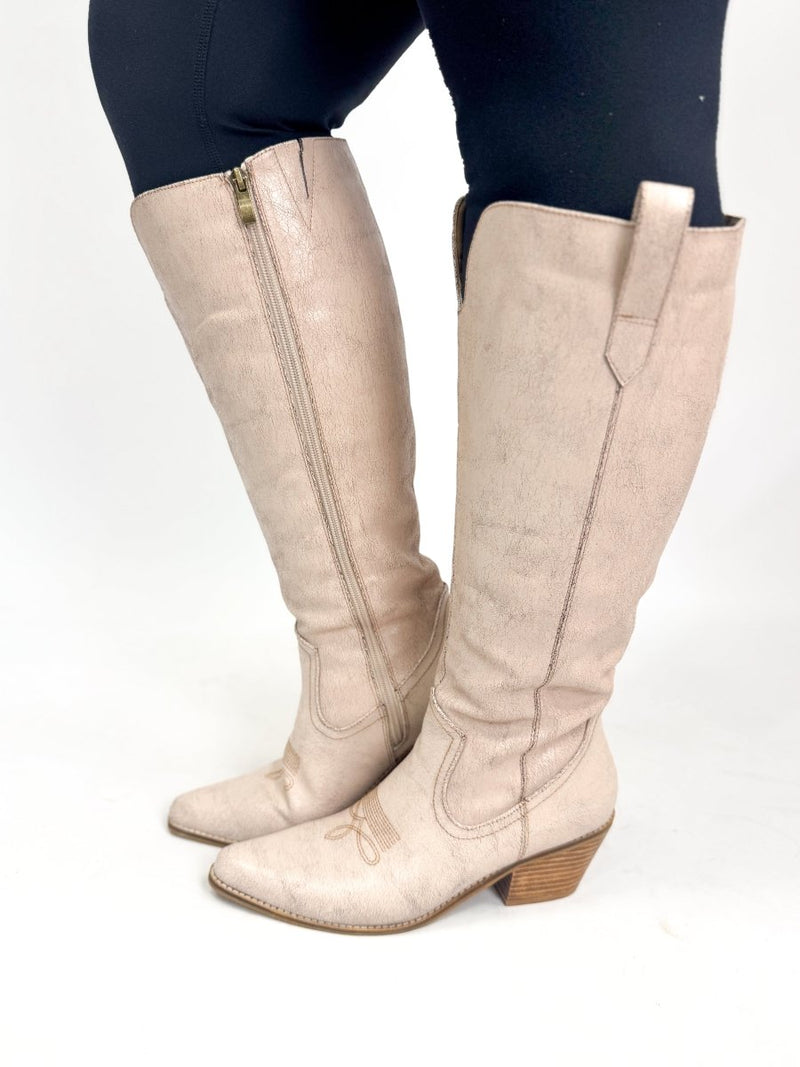 Corky's Putty Crackle Hats Off Boots - Wide Calf