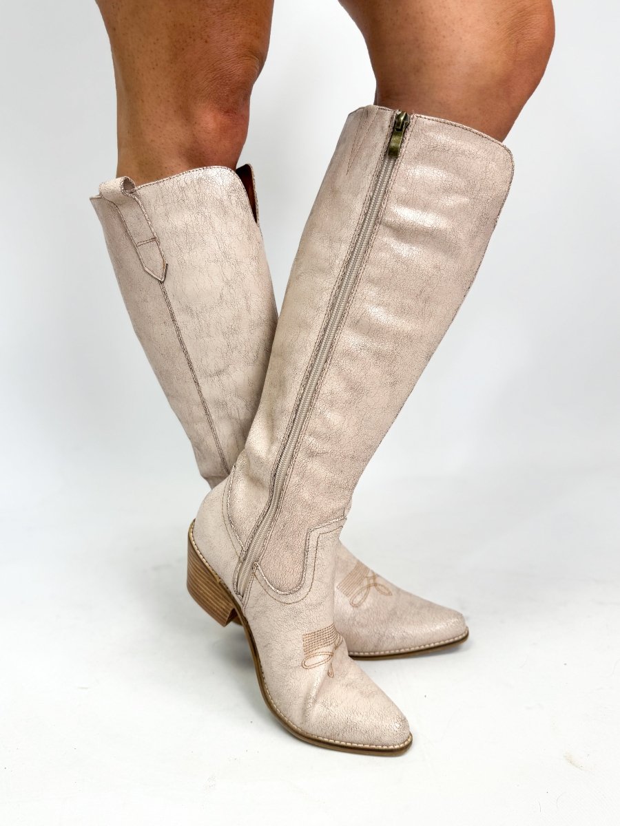 Corky's Putty Crackle Hats Off Boots - Macoma Boutique303 Mules & Boots