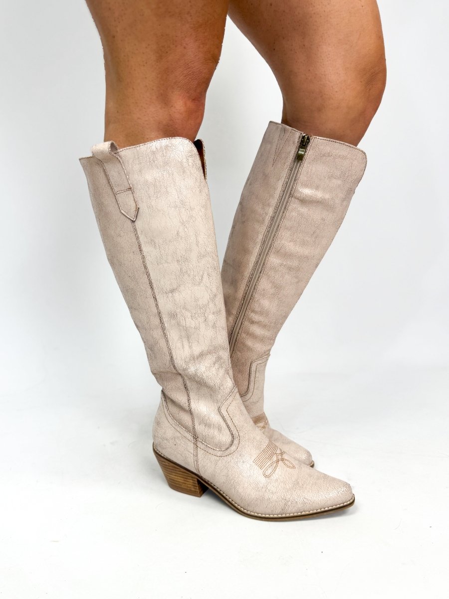 Corky's Putty Crackle Hats Off Boots - Macoma Boutique303 Mules & Boots