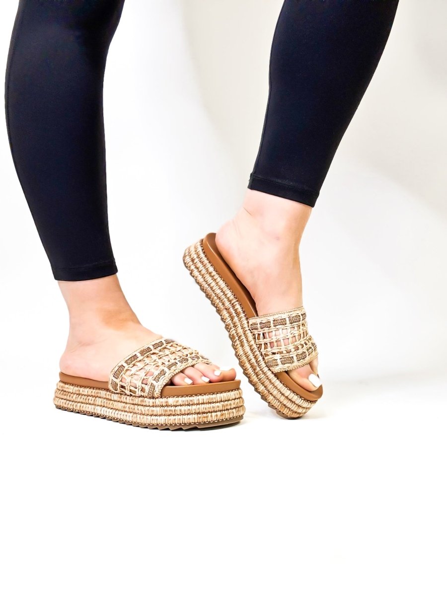 Corky's Raffia Hangover Sandals - Macoma Boutique304 Sandals
