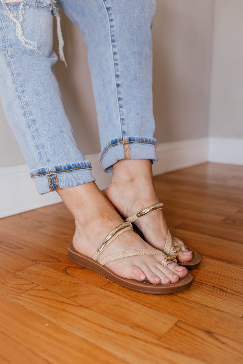 Corky's Raffia Hit The Strip Sandals - Macoma Boutique305 Flats
