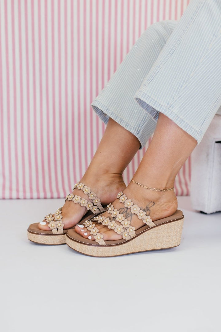 Corky's Raffia Let's Be Friends Wedges - Macoma Boutique302 Wedges & Heels