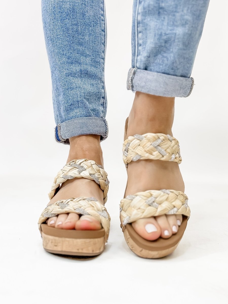 Corky's Raffia Total Knockout Sandals - Macoma Boutique302 Wedges & Heels