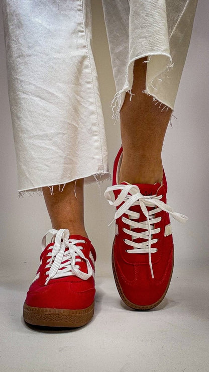 Corky's Red Heads Up Sneakers - Macoma Boutique301 Sneakers