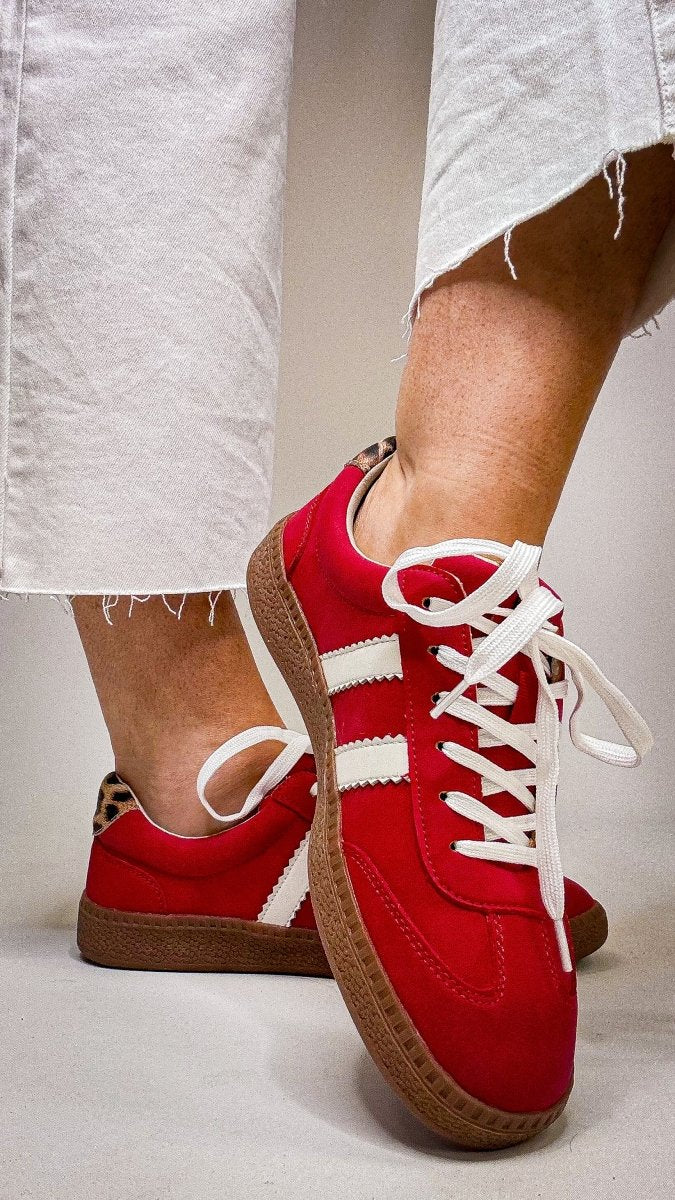Corky's Red Heads Up Sneakers - Macoma Boutique301 Sneakers