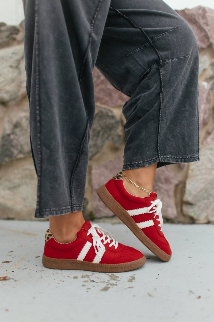 Corky's Red Heads Up Sneakers - Macoma Boutique301 Sneakers