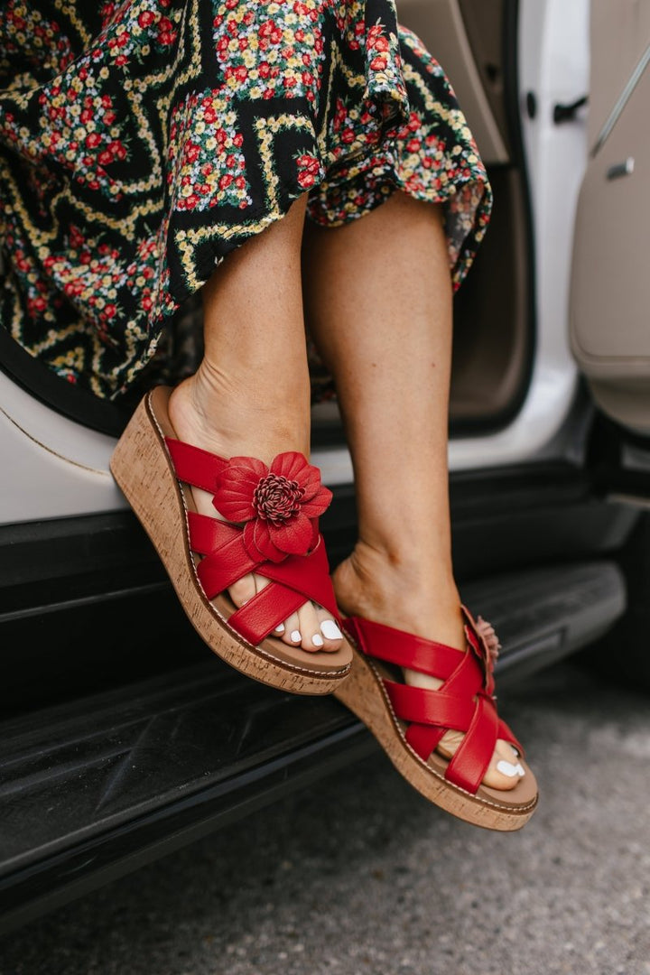 Corky's Red Heartbreaker Sandals - Macoma Boutique304 Sandals