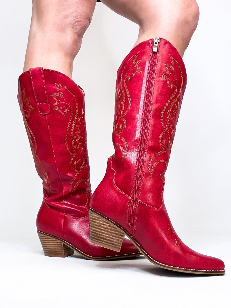 Corky's Red Just In Case Boots - Macoma Boutique303 Mules & Boots