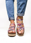 Corky's Red Mini Floral All Nighter Wedges FINAL SALE - Macoma Boutique302 Wedges & Heels
