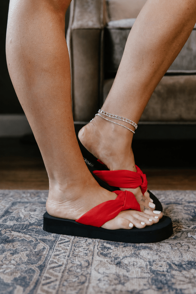Corky's Red You Go Girl Sandals - Macoma Boutique304 Sandals