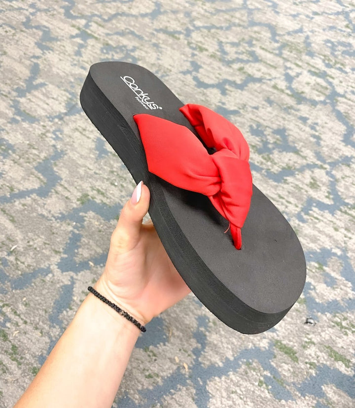 Corky's Red You Go Girl Sandals - Macoma Boutique304 Sandals