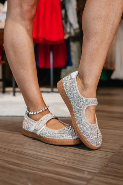 Corky's Rhinestone Calm Down Sneakers - Macoma Boutique301 Sneakers
