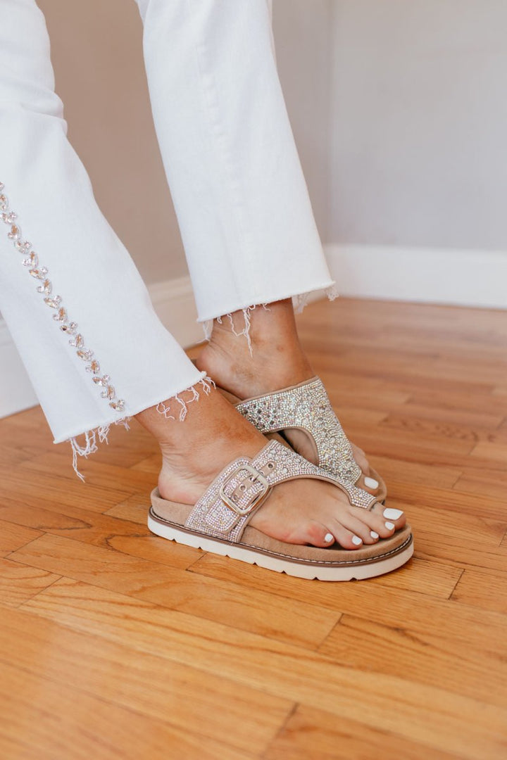 Corky's Rhinestone Just The Girls Sandals - Macoma Boutique304 Sandals