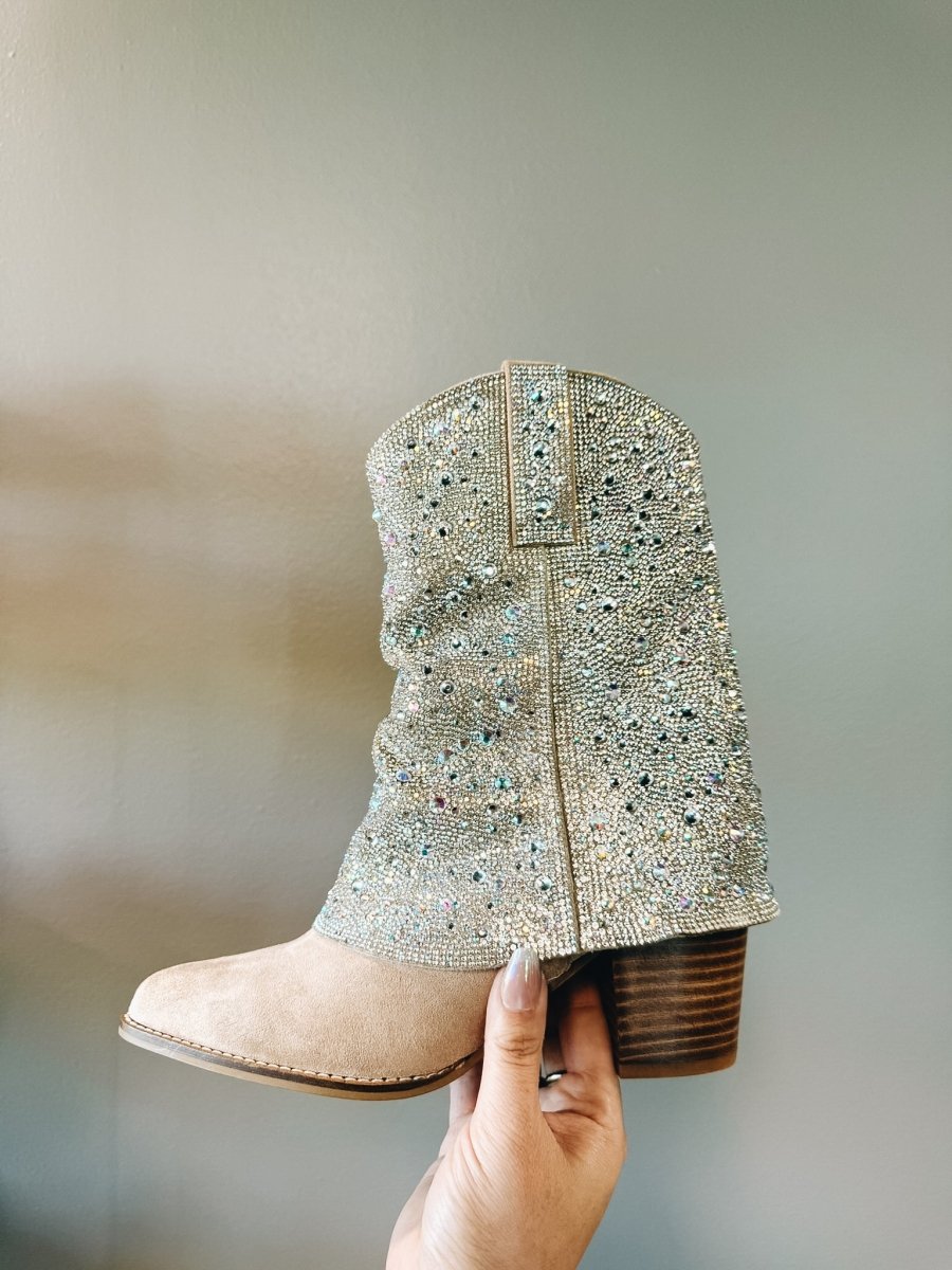 Corky's Rhinestone Old Money Boots - Macoma Boutique303 Mules & Boots