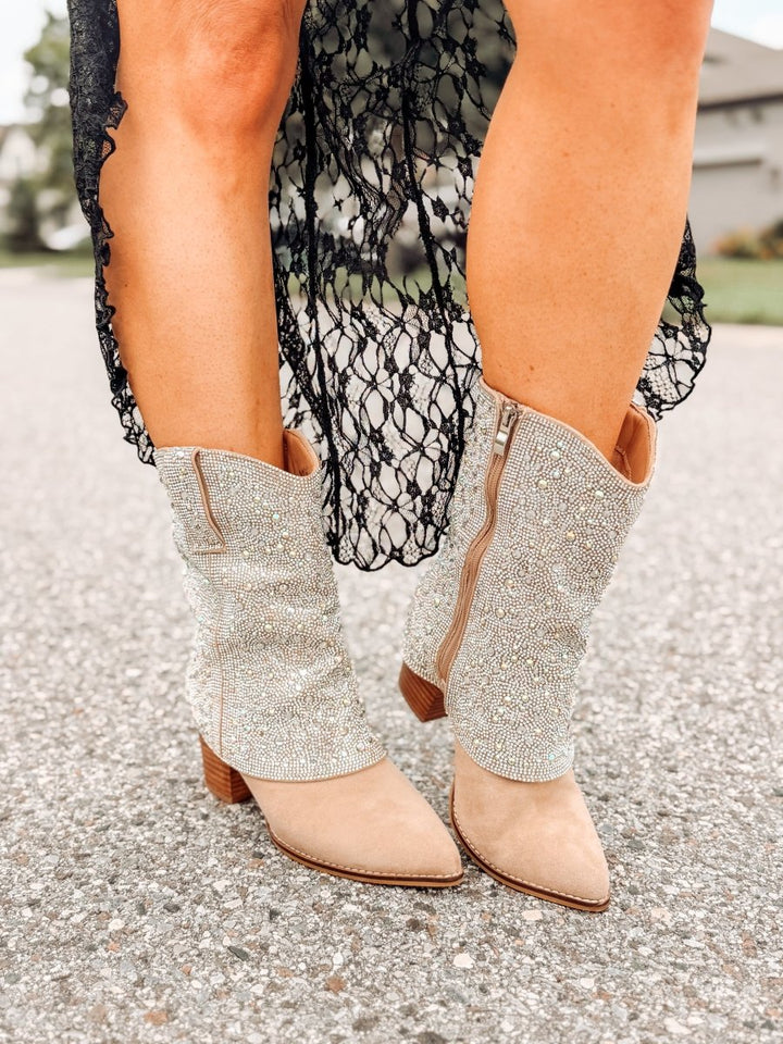 Corky's Rhinestone Old Money Boots - Macoma Boutique303 Mules & Boots