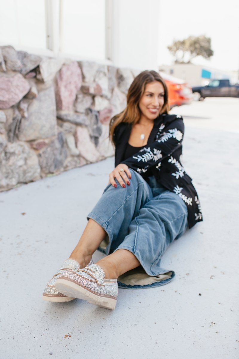 Corky's Rhinestone Penny Pincher Shoes - Macoma Boutique303 Mules & Boots