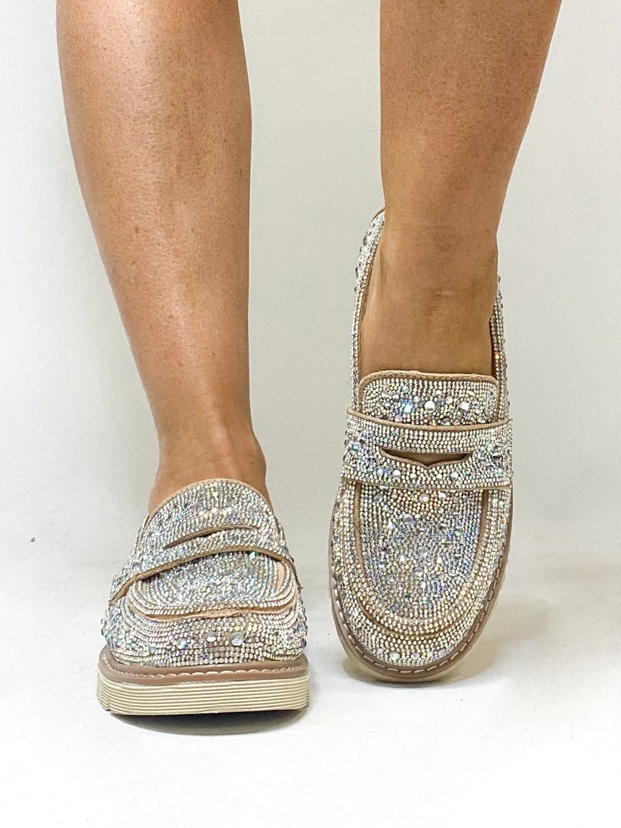 Corky's Rhinestone Penny Pincher Shoes - Macoma Boutique303 Mules & Boots