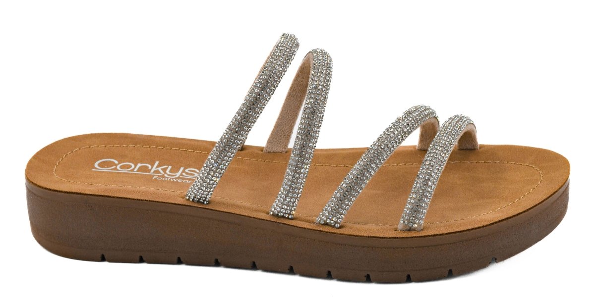 Corky's Rhinestone Striptease Sandals - Macoma Boutique304 Sandals