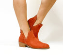 Corky's Rust Faux Suede Bluffin Boots - Macoma Boutique303 Mules & Boots