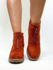Corky's Rust Faux Suede Graham Cracker Boots - Macoma Boutique303 Mules & Boots