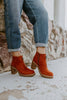 Corky's Rust Faux Suede Graham Cracker Boots - Macoma Boutique303 Mules & Boots