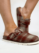 Corky's Rust Plaid Day Dream Shoes - Macoma Boutique303 Mules & Boots