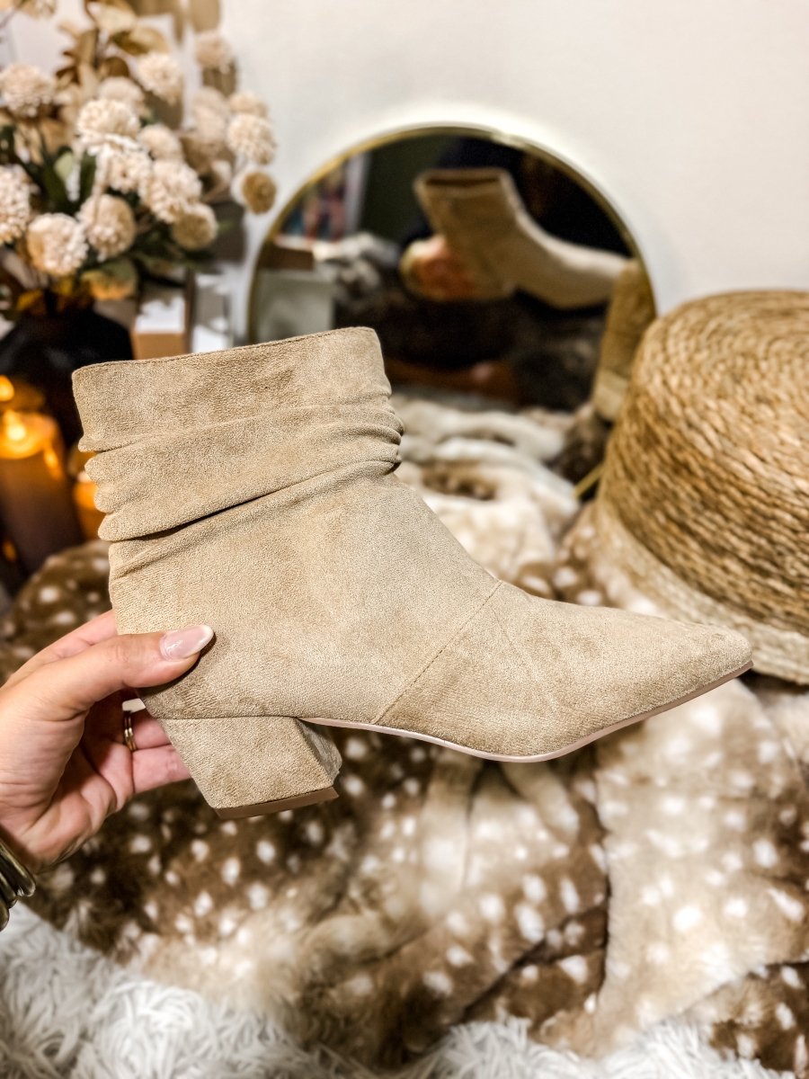 Corky's Sand Faux Suede Addicted Boots - Macoma Boutique303 Mules & Boots