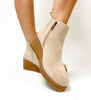 Corky's Sand Faux Suede Apple Sauced Boots - Macoma Boutique303 Mules & Boots