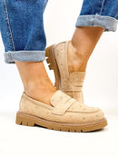 Corky's Sand Faux Suede Stud Muffin Shoes - Macoma Boutique305 Flats