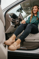 Corky's Sand Faux Suede Stud Muffin Shoes - Macoma Boutique305 Flats