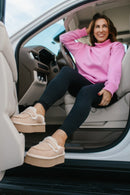 Corky's Sand Faux Suede Veg Out Shoes - Macoma Boutique303 Mules & Boots