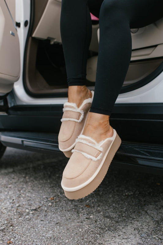 Corky's Sand Faux Suede Veg Out Shoes - Macoma Boutique303 Mules & Boots