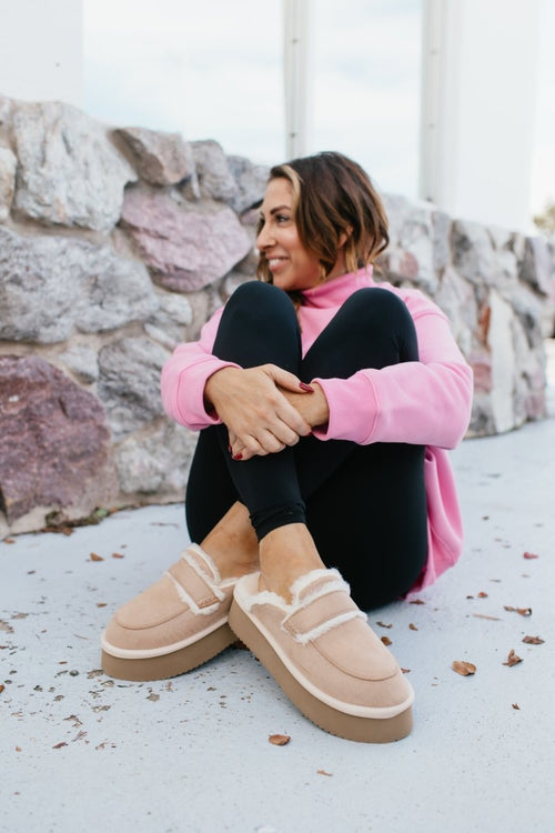 Corky's Sand Faux Suede Veg Out Shoes - Macoma Boutique303 Mules & Boots