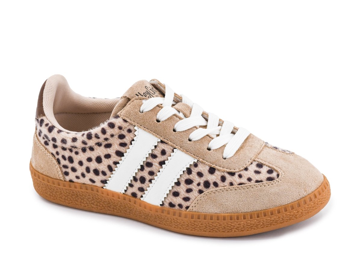 Corky's Sand Mini Leopard Heads Up Sneakers - Macoma Boutique301 Sneakers